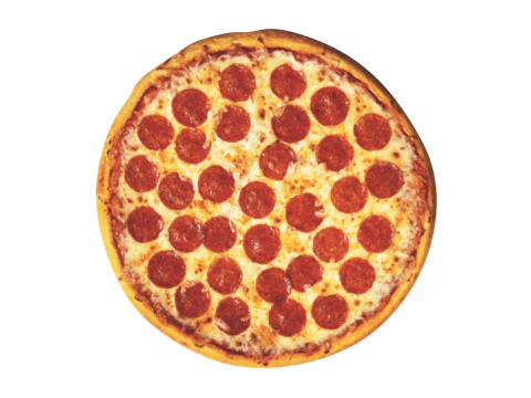 페퍼로니 피자 3D 모델