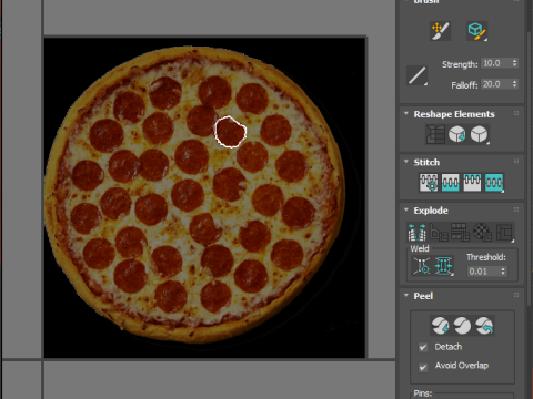 Pepperoni Pizza 3D Model