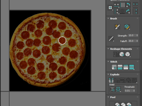 Pepperoni Pizza 3D Model