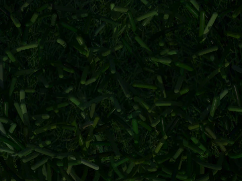 Rectangular Maze With Grasses 3D Model