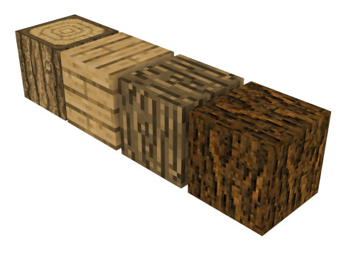 Minecraft Woods 3D मॉडल