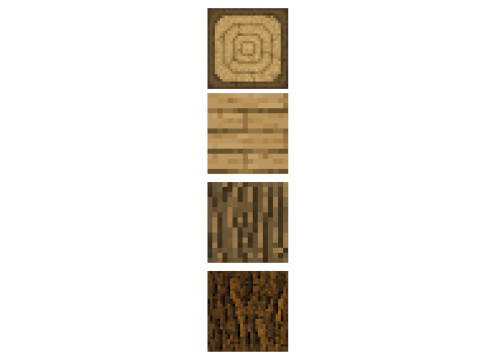 Minecraft Woods 3D मॉडल