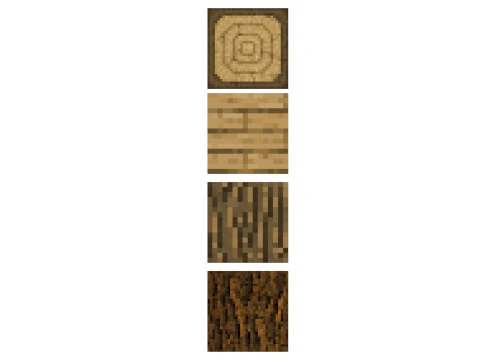 Minecraft Woods 3D Model