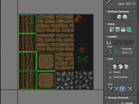 Minecraft Woods 3D Model