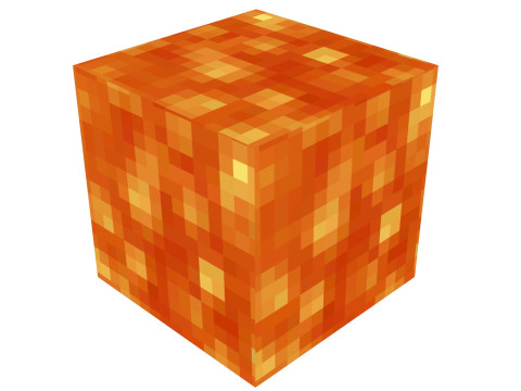 Minecraft Lava 3D मॉडल