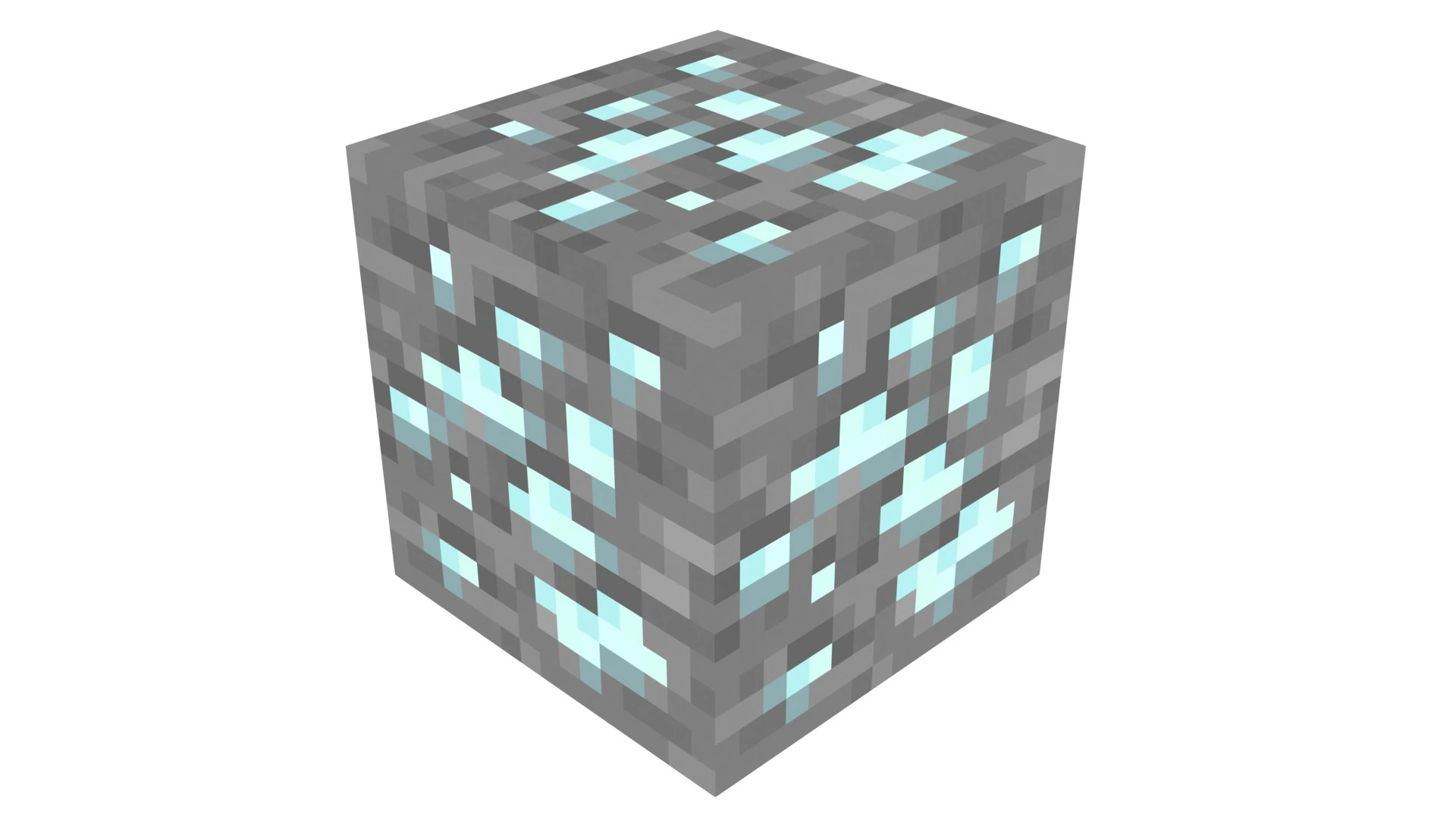 Diamanti di Minecraft Modello 3D .c4d .max .obj .3ds .fbx .stl .blend 