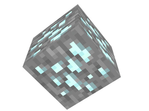 Diamanti di Minecraft Modello 3D