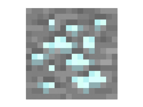 Minecraft Diamonds 3Dモデル