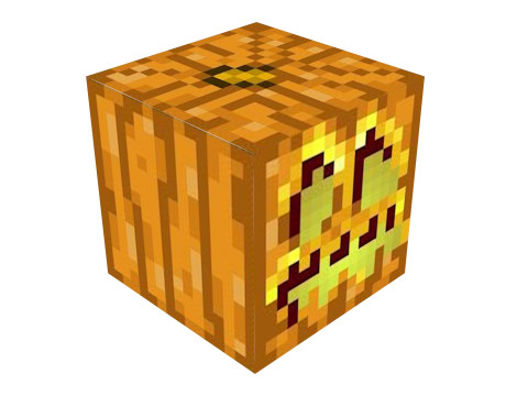Minecraft Jack O Lantern 3D मॉडल