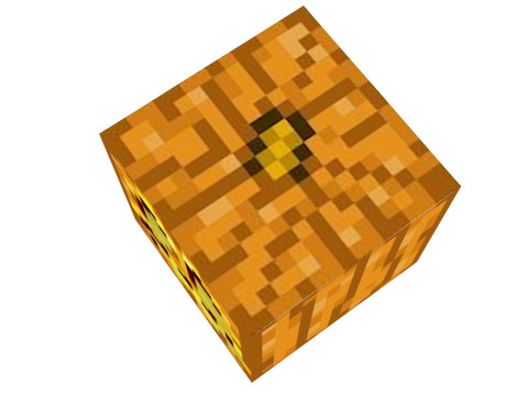 Minecraft Jack O Lantern 3D Model