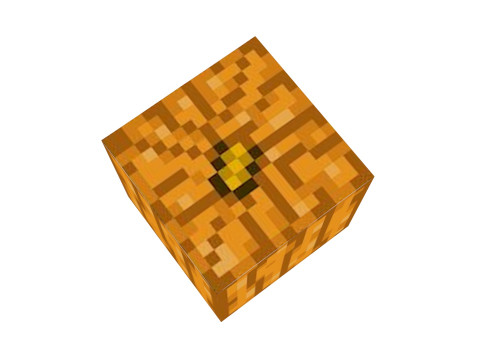Minecraft Jack O Lantern 3D Model