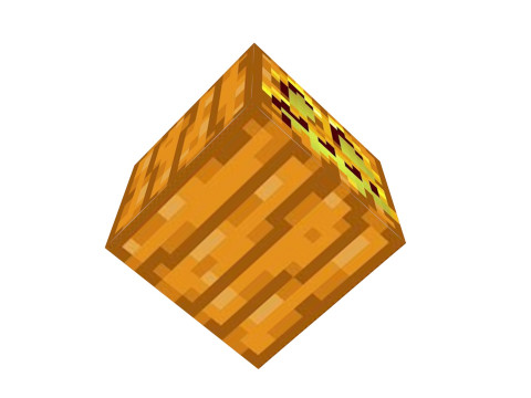 Minecraft Jack O Lantern 3D Model