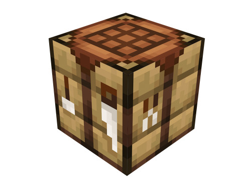 Minecraft Crafting Table 3D मॉडल
