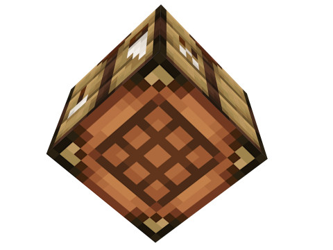 Minecraft Crafting Table 3D मॉडल