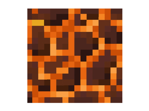 Minecraft Lava Rock 3D 모델