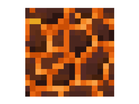 Minecraft Lava Rock 3D 모델