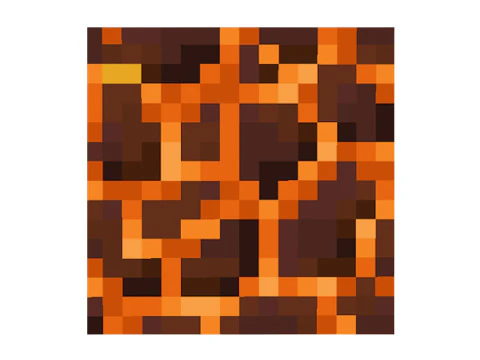 マインクラフトの溶岩石 3Dモデル