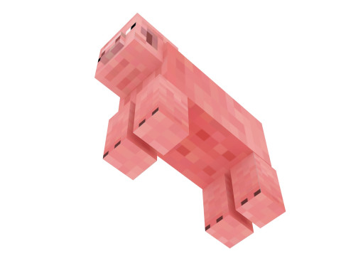 Minecraft Pig 3D 模型