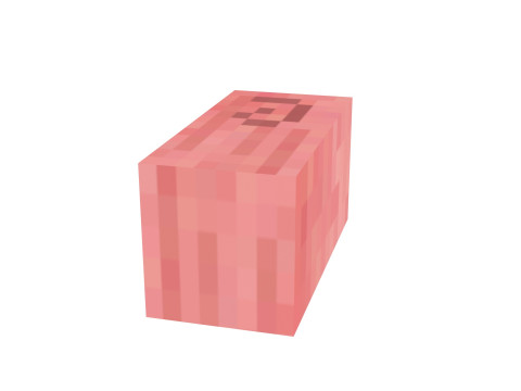 Minecraft Pig 3D 模型