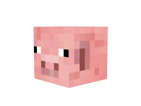 Minecraft Pig 3D 模型