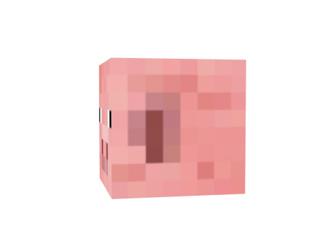 Minecraft Pig 3D 模型