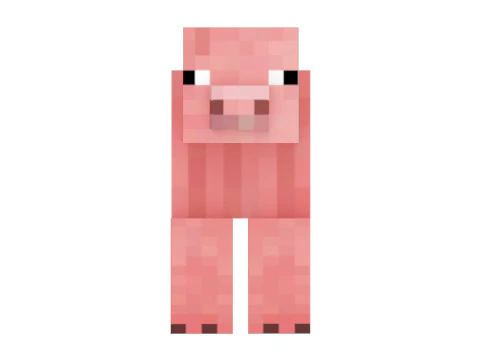 마인크래프트 돼지 3D 모델