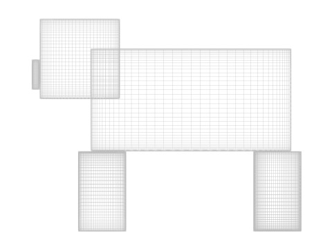 Minecraft Pig 3D 模型