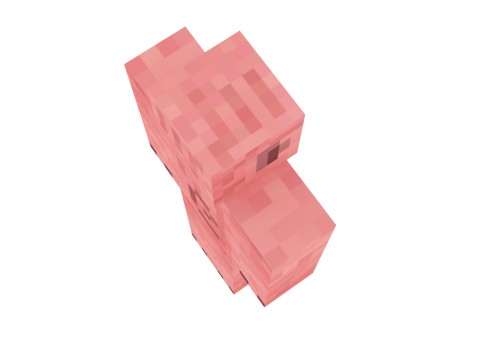 Minecraft Pigman 3D Modell