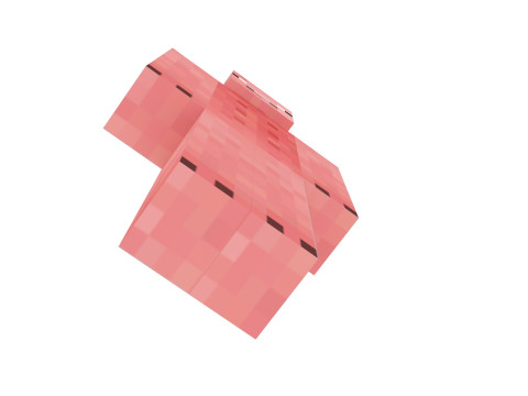 Minecraft Pigman 3D Modell