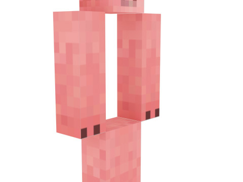 Minecraft Pigman 3D Modell