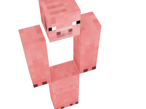 Minecraft Pigman 3D Modell