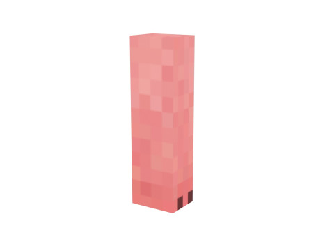Minecraft Pigman 3D Modell
