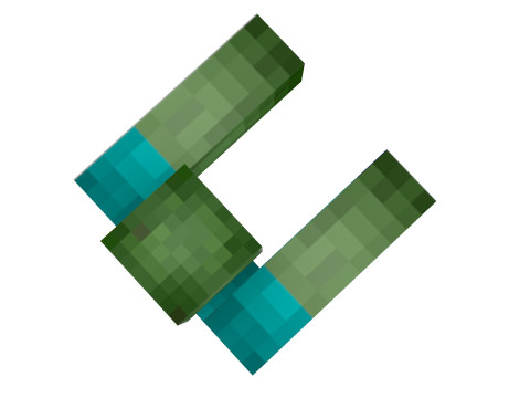 Minecraft Zombie 3D 모델
