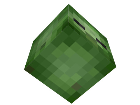 Minecraft Zombie 3D 모델