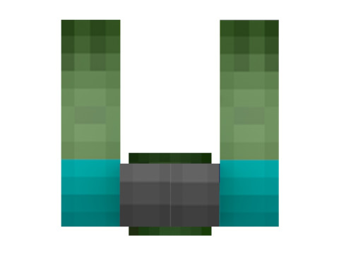 Minecraft Zombie 3D 모델