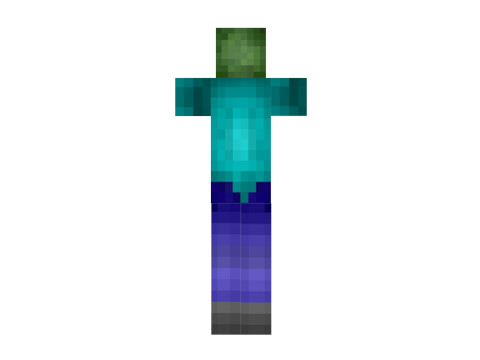 Minecraft Zombie 3D 모델