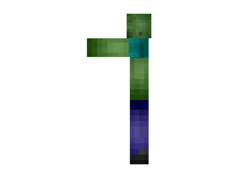 Minecraft Zombie 3D 모델