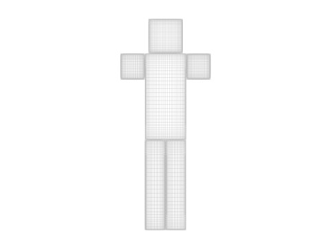Minecraft Zombie 3D 모델