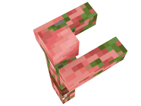 Minecraft Zombie Pigman 3D Model
