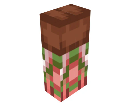 Minecraft Zombie Pigman 3D Model
