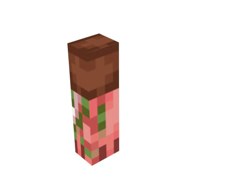 Minecraft Zombie Pigman 3D Model