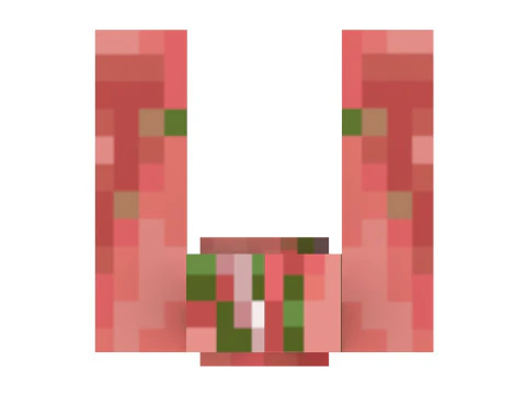 Minecraft Zombie Pigman 3D Model