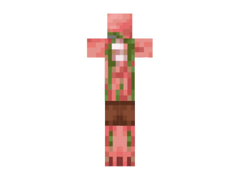 Minecraft Zombie Pigman 3D Model