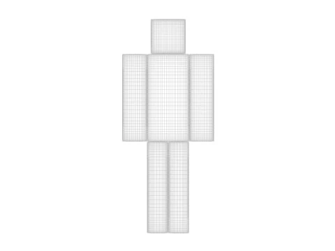 Minecraft Zombie Pigman 3D Model