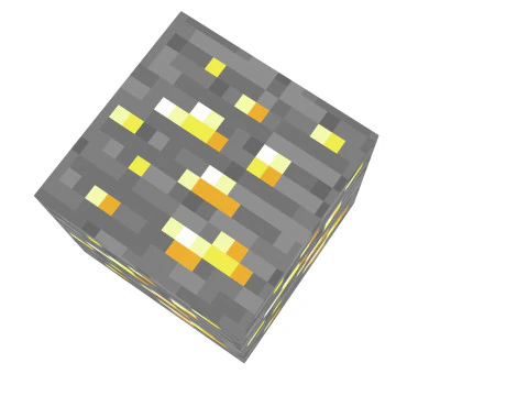 Minecraft Or Modèle 3D