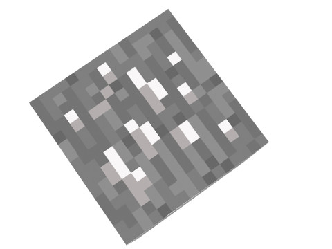 Minecraft Silver Modelo 3D