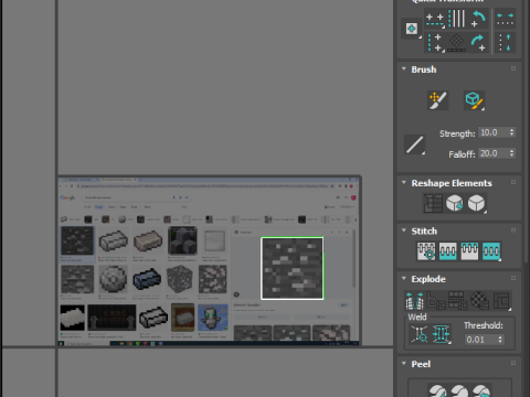 Minecraft Silver Modelo 3D