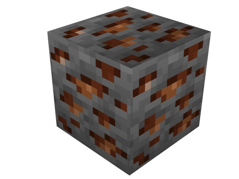 Minecraft Bronze 3D Model