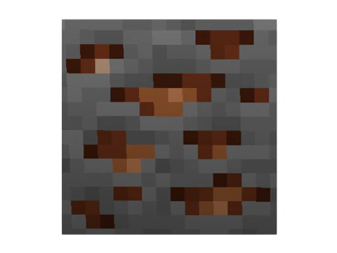 マインクラフト ブロンズ 3Dモデル