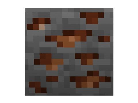 Minecraft Bronze 3D Modell